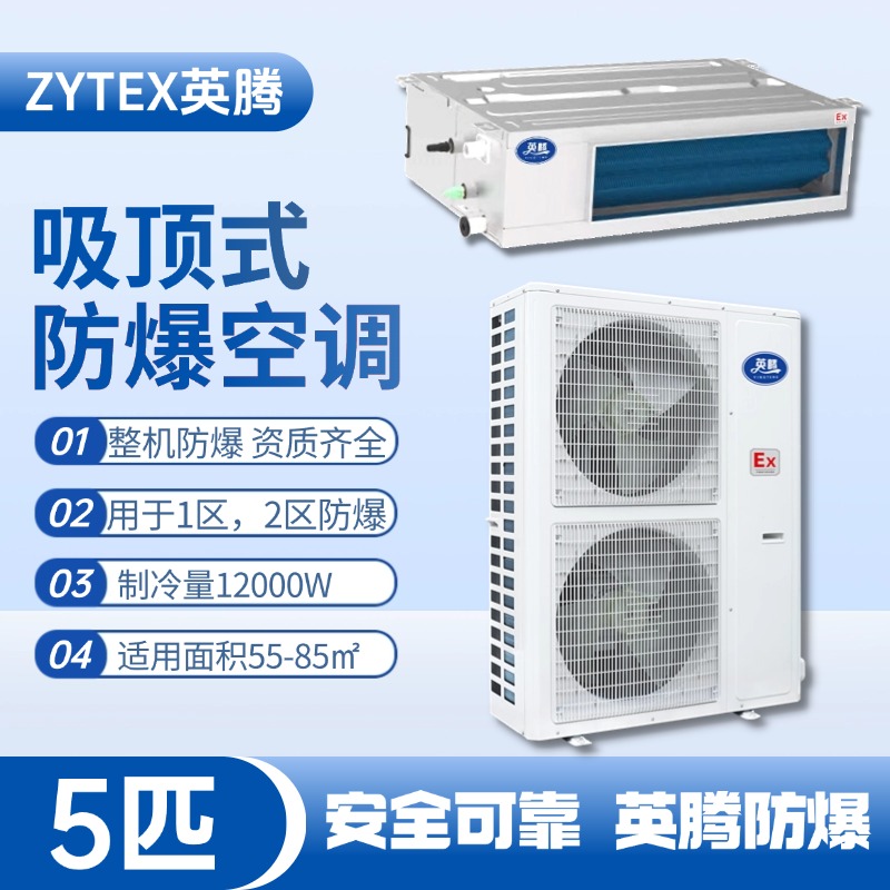 BKF-120-Ex(F) 5p風(fēng)管式防爆空調(diào) 易燃易爆場所使用